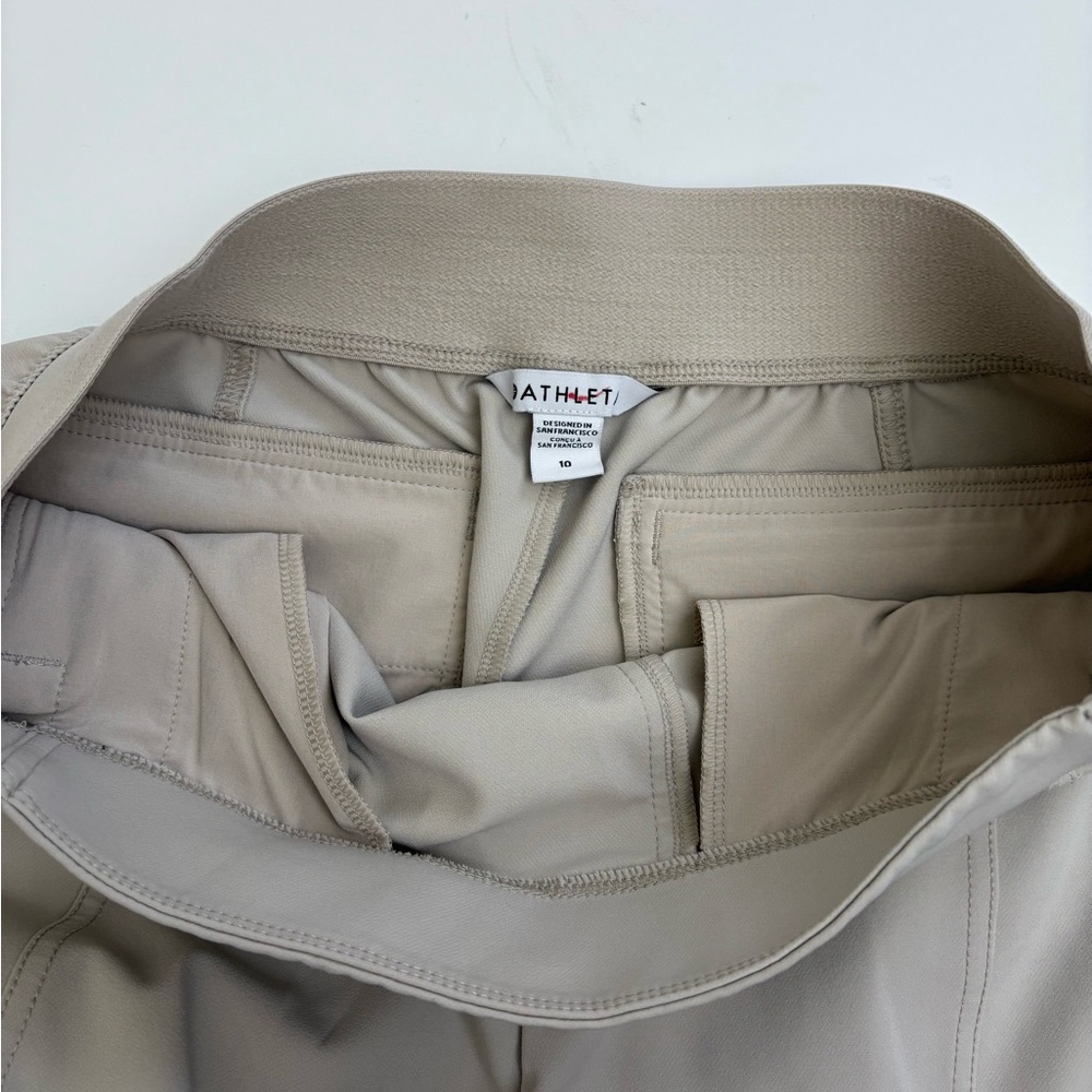 Athleta Endless High Rise Cargo Pants Bone Beige Size 10 - Picture 4 of 13